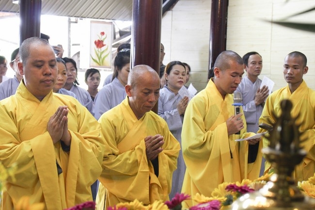 The Buddha's Birthday at the Branch of Hoang Phap Pagoda in Cu Chi