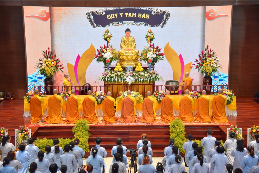 The 3rd Three-Jewel Refuge Ceremony in 2023