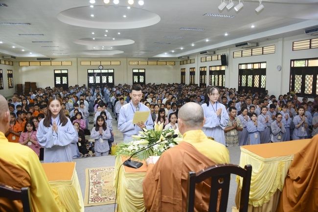 Lễ quy y Tam Bảo lần thứ II năm 2018