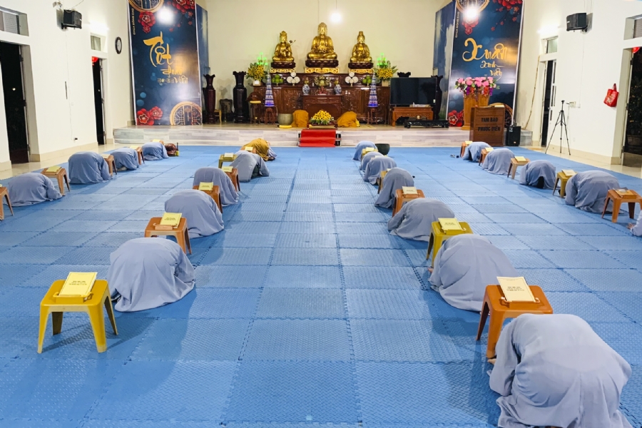 Repentant Ceremony at Dong Cao pagoda in Thanh Hoa