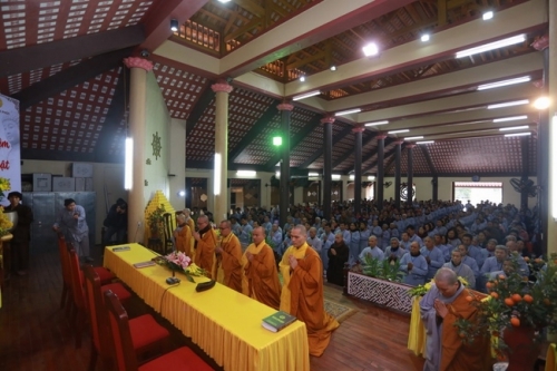 The rite of thanking dharma at Hoa Phap pagoda in Ha Noi Capital