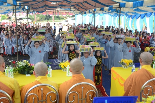 Ullambana Ceremony at Dang Phap pagoda – Binh Phuoc Province.