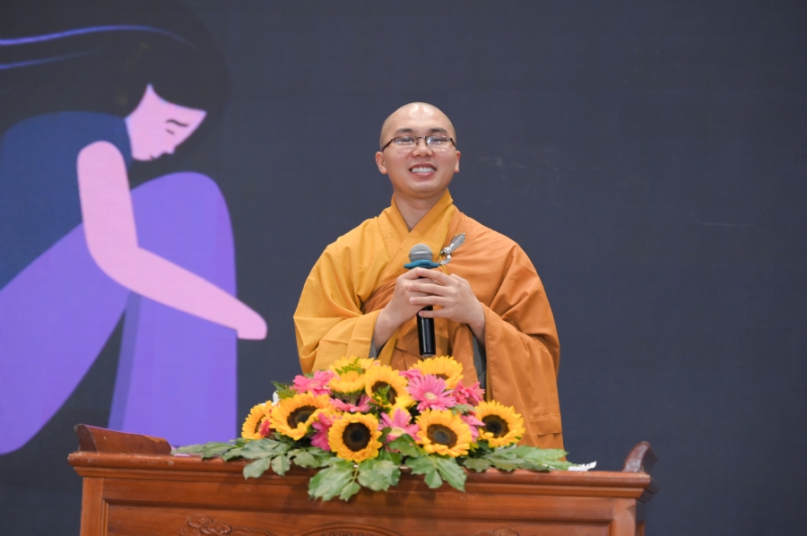 Dharma Talk Winning the Darkness Within You preaching by Junior Thích Khai Tuan - Third day in Summer Retreat 2024