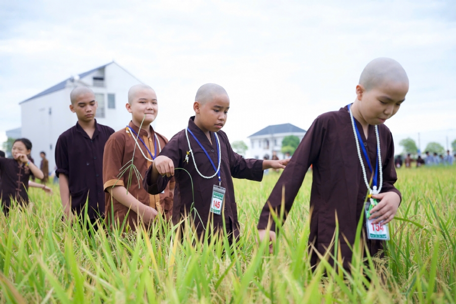 Ngày tu học thứ tư trong Khóa tu mùa hè tại Chùa Đống Cao (Thanh Hóa).