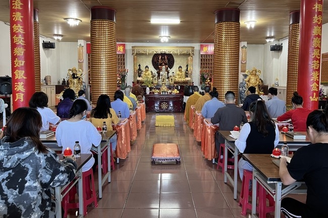Dharma Assembly Ksihitigarbha - Patriarch 's death anniversary - Requiem ceremony at Linh Yin Temple, Taiwan