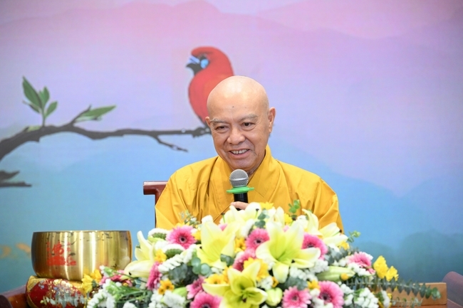 Dharma Talk “The Buddha appeared to bring happiness to gods and humans” preached by Most Thích Nhat Hy in the 105th Seven-Day Retreat