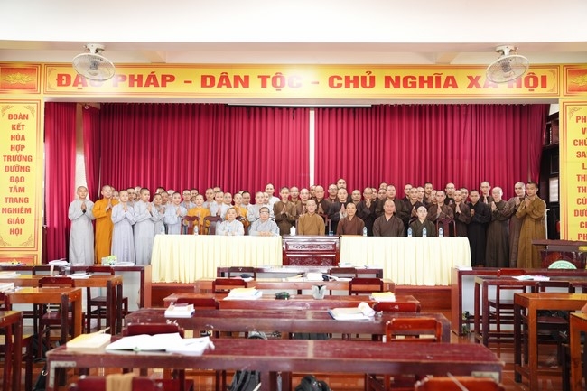 Quỹ đào tạo Tăng tài Ngộ Chân Tử cúng dường tại trường Trung cấp Phật học TP. Cần Thơ.