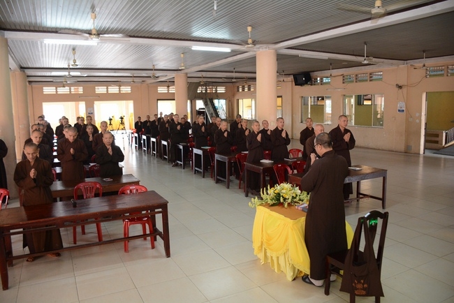 Dharma Preaching at Hoang Phap temple in the Vassavāsa 2018 by Ven. Thich Quang Thien