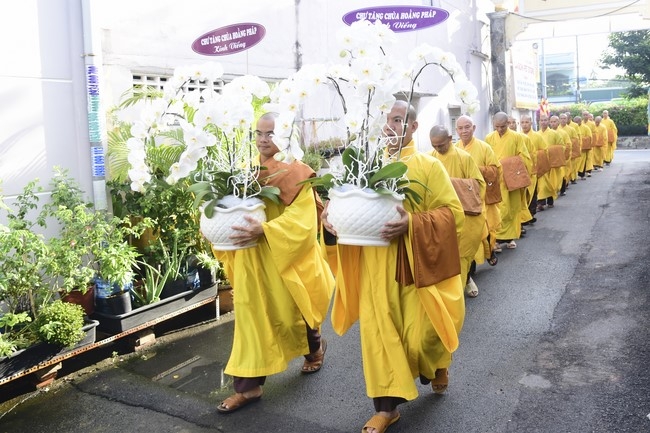 Viếng tang lễ cố Hòa thượng chùa Phật Bửu, Hóc Môn