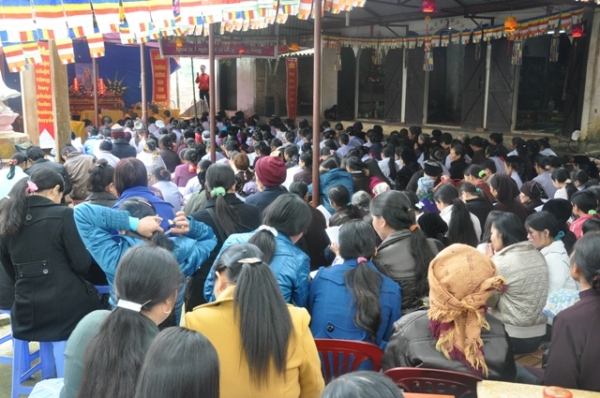 Chư Tăng chùa Hoằng Pháp phật sự tại miền Bắc