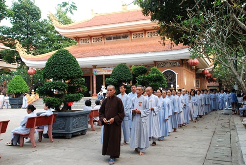 Chùa Hoằng Pháp Khai Khóa Phật Thất Lần Thứ 55