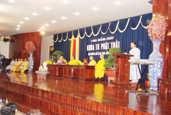 Bài cảm tưởng kết khóa tu Phật thất lần thứ 44