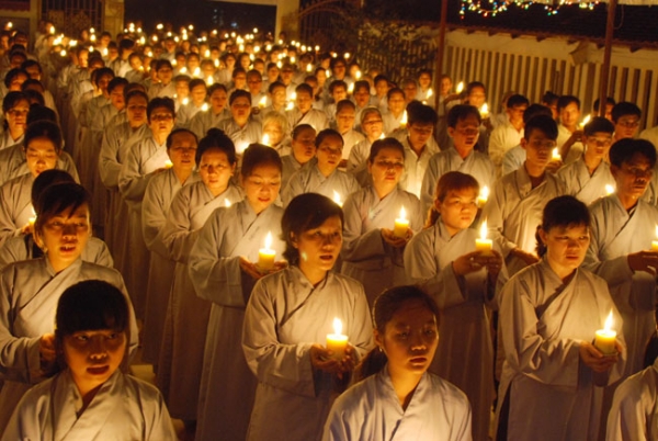 Lễ vía Phật A Di Đà chùa Hiệp Phước - Long An