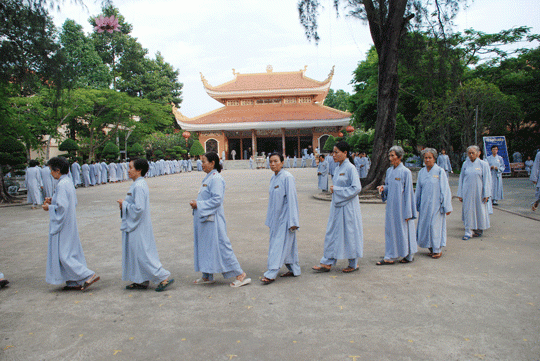 Chùa Hoằng Pháp tổ chức khóa tu Phật thất lần thứ 53