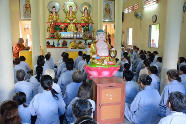 Giảng pháp tại chùa Phổ Nguyện - Đồng Tháp