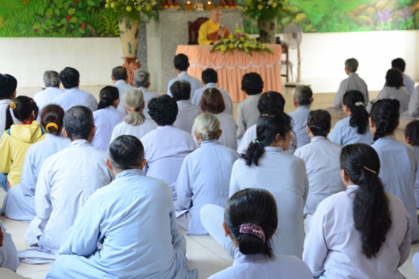 Giảng pháp tại chùa Hiệp Phước - Long An