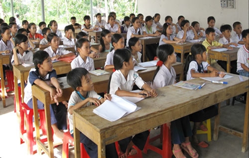 Lớp học hè ở một ngôi chùa