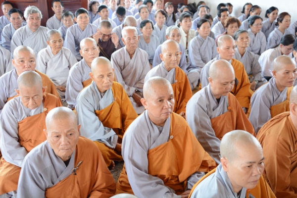 Giảng pháp tại Chùa Phước An - Cần Thơ