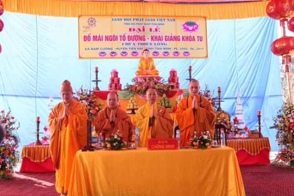 Hoằng pháp tại chùa Thiên Long - Thái Bình