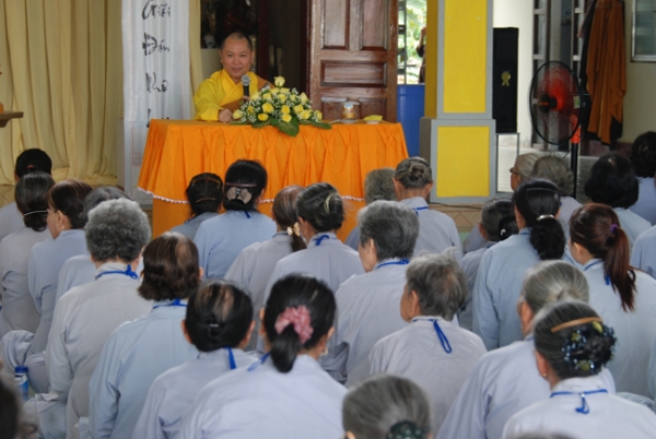 Lễ Quy y tại chùa Mỹ Long