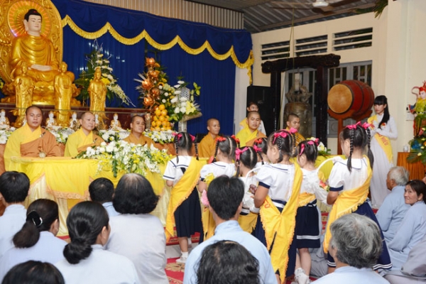 Lễ Vu Lan tại chùa Tân Pháp - Củ Chi