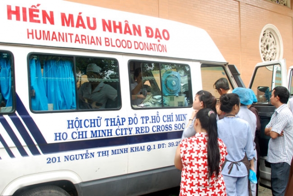 Buổi Hiến Máu Nhân Đạo.