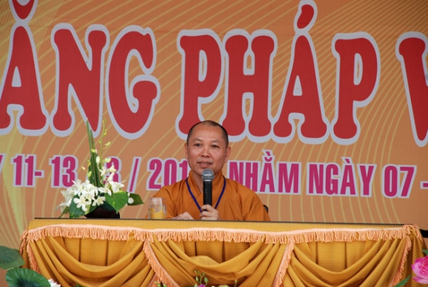 Thuyết giảng tại chùa Hội Khánh - Bình Dương