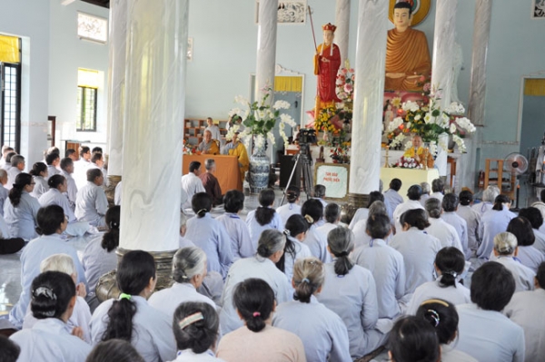 Giảng pháp tại chùa Hải Huệ - Đồng Tháp