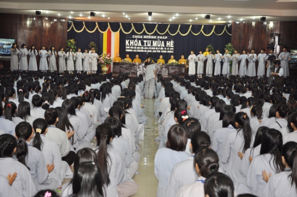 Khai khoá - Khóa tu mùa hè 2012