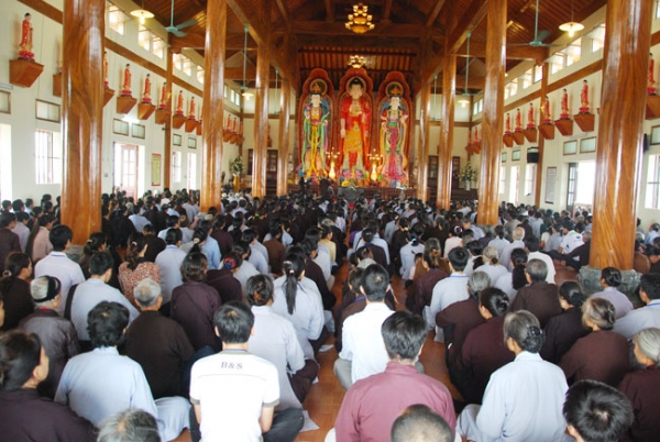 Thuyết giảng ở chùa Diên Phúc - Hà Nội