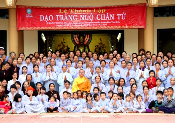 Lễ Thành lập đạo tràng Ngộ Chân Tử chùa Tây Khánh - Thái Bình