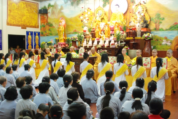 Dự lễ Vu Lan chùa Thiên Phước - Củ Chi.