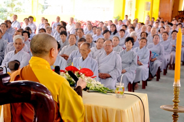 Giảng pháp tại chùa Như Thành - Trà Vinh