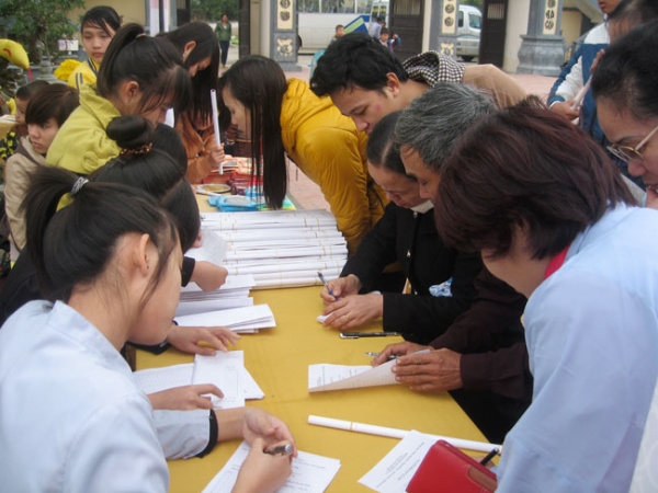 Lễ cầu an đầu năm chùa Tây khánh - Thái Bình