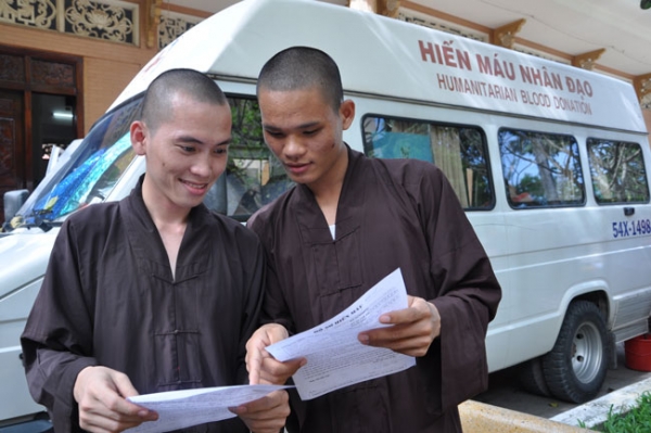 Chùa Hoằng Pháp tổ chức hiến máu nhân đạo