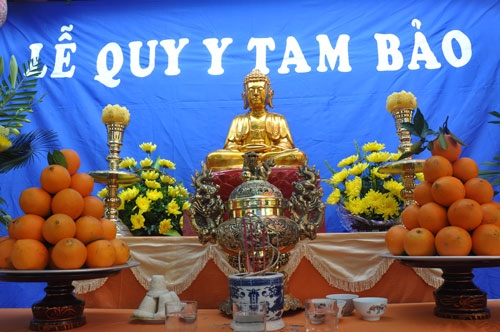 Chùa Tiêu Dao - Quảng Ninh tổ chức Lễ Quy Y Tam Bảo