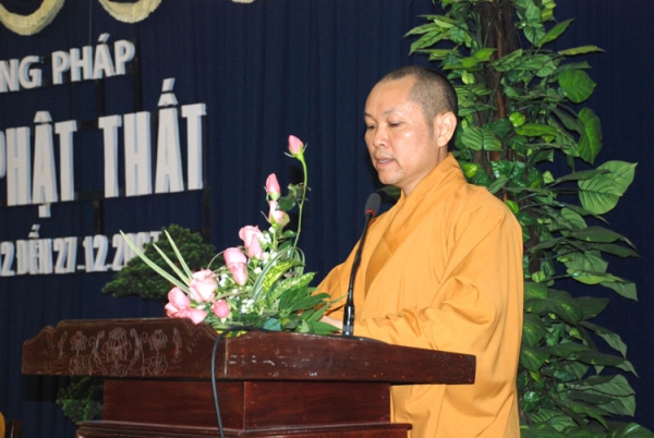 Diễn văn khai khóa Phật thất lần thứ 49