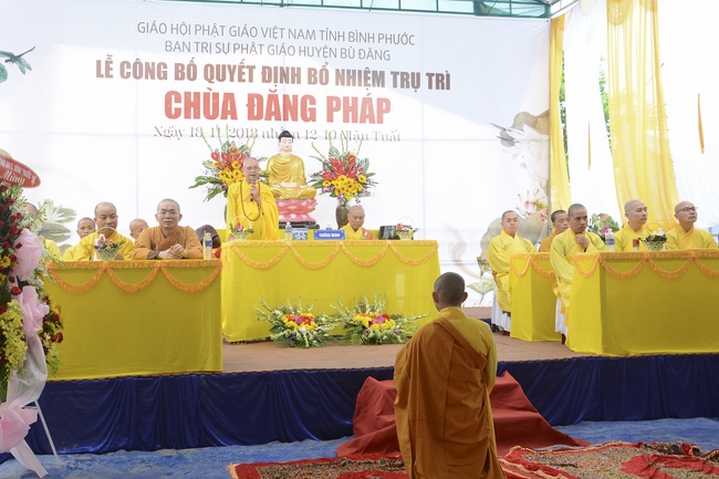 Abbot Appointment Ceremony of  Dang PhapPagoda -Binh Phuoc