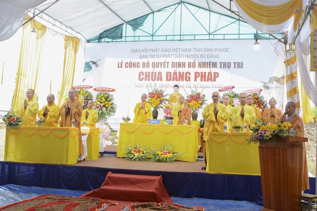 Abbot Appointment Ceremony of  Dang PhapPagoda -Binh Phuoc