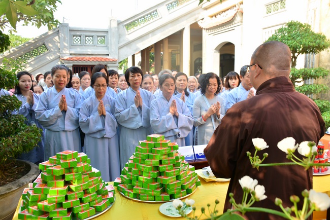 Lễ tưởng niệm Tổ sư tại chùa Tây Khánh, Thái Bình