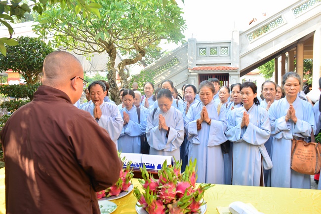Lễ tưởng niệm Tổ sư tại chùa Tây Khánh, Thái Bình