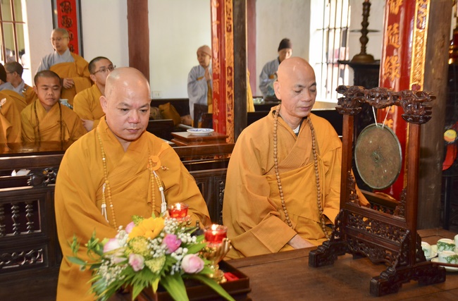 Lễ tưởng niệm Tổ sư tại chùa Tây Khánh, Thái Bình