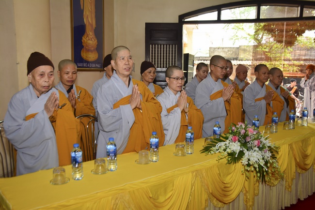 Lễ tưởng niệm Tổ sư tại chùa Tây Khánh, Thái Bình