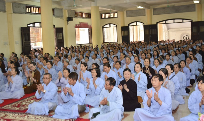 Lễ tưởng niệm Tổ sư tại chùa Tây Khánh, Thái Bình