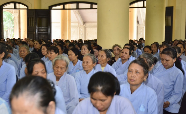 Lễ tưởng niệm Tổ sư tại chùa Tây Khánh, Thái Bình