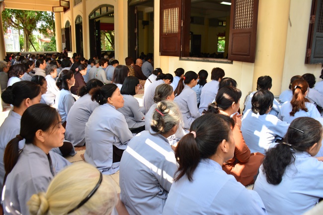 Lễ tưởng niệm Tổ sư tại chùa Tây Khánh, Thái Bình