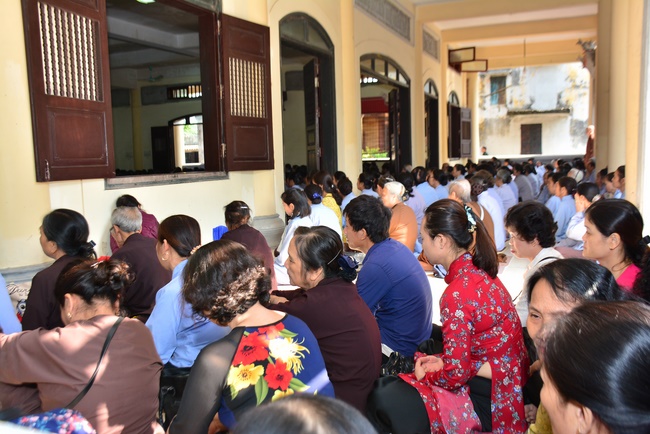 Lễ tưởng niệm Tổ sư tại chùa Tây Khánh, Thái Bình