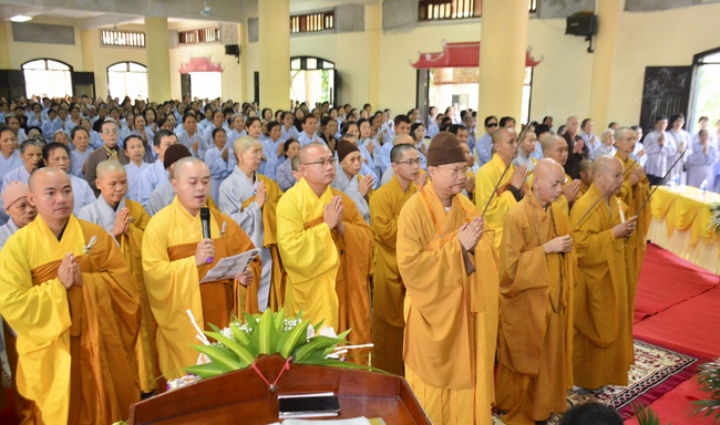 Lễ tưởng niệm Tổ sư tại chùa Tây Khánh, Thái Bình