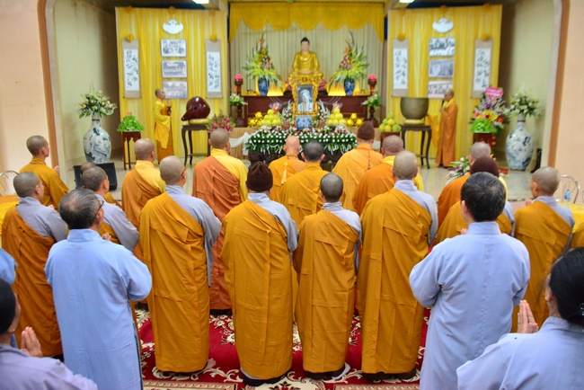 Lễ tưởng niệm Tổ sư tại chùa Tây Khánh, Thái Bình