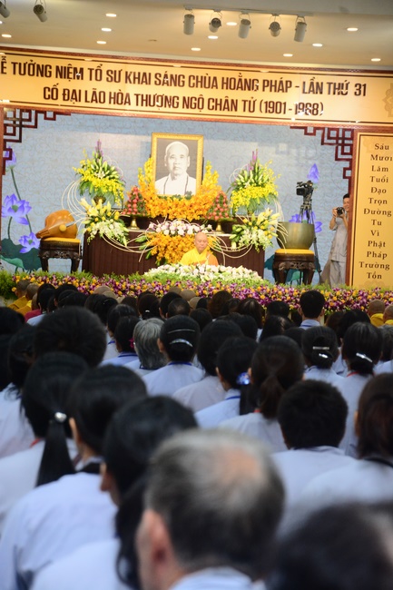 Lễ giỗ Tổ khai sáng chùa Hoằng Pháp